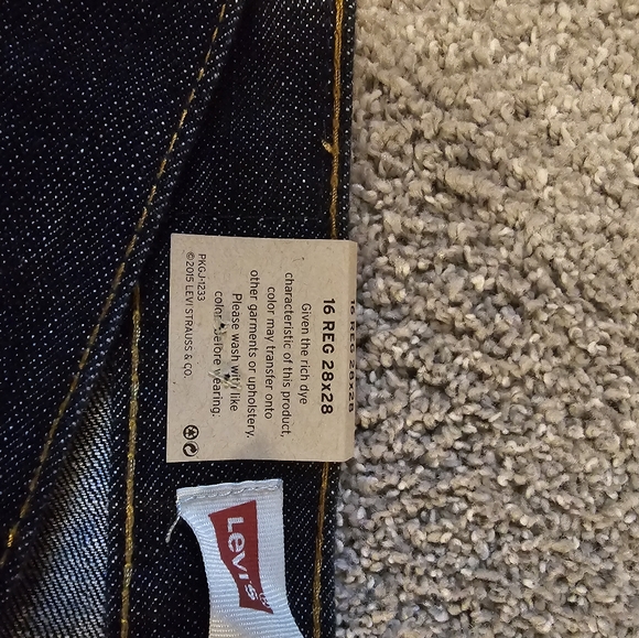 Levi's 505 regular size 16 boys jeans - Picture 5 of 8